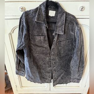 Mineral washes corduroy jacket